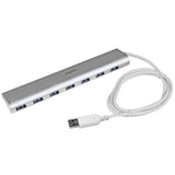 StarTech.com Hub Ladrón USB 3.0 de 7 Puertos - Hub Concentrador USB-A - Alimentado por el Bus - 5Gbps - Hub USB Portátil