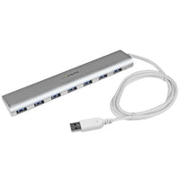 StarTech.com Hub Ladrón USB 3.0 de 7 Puertos - Hub Concentrador USB-A - Alimentado por el Bus - 5Gbps - Hub USB Portátil