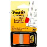 3M 680-4 banderas autoadhesivas Naranja 25,4 mm 43,2 mm 50 hojas