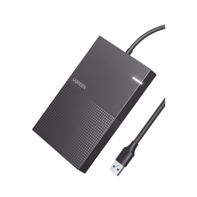 Ugreen 30719 caja para disco duro externo Caja externa para unidad de estado sólido (SSD) Negro 2.5"