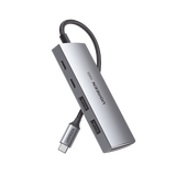Ugreen 30758 hub de interfaz USB Tipo C 10000 Mbit/s Gris