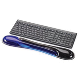 Kensington Apoya Muñecas DuoGel Azul Accesorio Ergonómico Gel Negro, Azul Si 1 pieza(s)