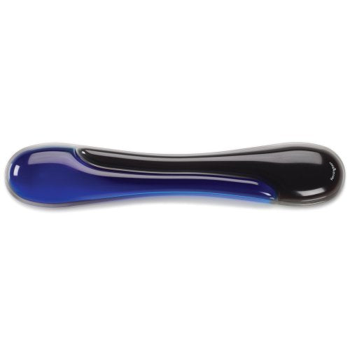 Kensington Apoya Muñecas DuoGel Azul Accesorio Ergonómico Gel Negro, Azul Si 1 pieza(s)
