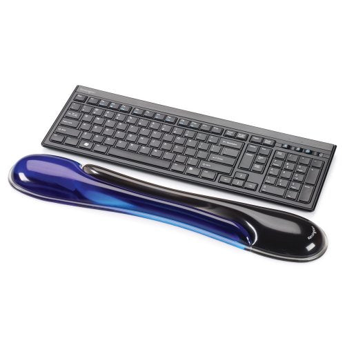 Kensington Apoya Muñecas DuoGel Azul Accesorio Ergonómico Gel Negro, Azul Si 1 pieza(s)