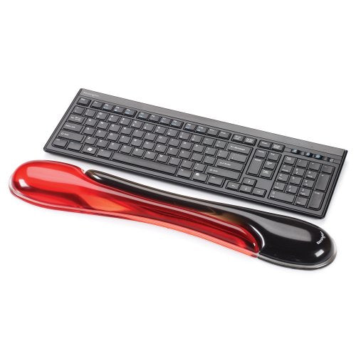 Kensington Apoya Muñecas DuoGel – Rojo Accesorio Ergonómico Gel Negro, Rojo Si 1 pieza(s)