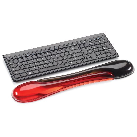 Kensington Apoya Muñecas DuoGel – Rojo Accesorio Ergonómico Gel Negro, Rojo Si 1 pieza(s)