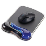 Kensington Mouse Pad DuoGel Azul Alfombrillas para ratón Negro, Azul Monocromo 38,1 mm