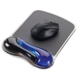 Kensington Mouse Pad DuoGel Azul Ratón Monocromo Gel Si Negro, Azul