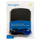 Kensington Mouse Pad DuoGel Azul Ratón Monocromo Gel Si Negro, Azul