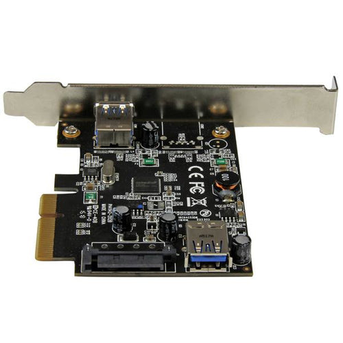 StarTech.com Tarjeta PCI Express de 2 Puertos USB 3.1 Gen 2 USB-A 1x Externo y 1x Interno Tarjetas y adaptadores de inte