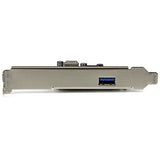 StarTech.com Tarjeta PCI Express de 2 Puertos USB 3.1 Gen 2 USB-A 1x Externo y 1x Interno Tarjetas y adaptadores de inte