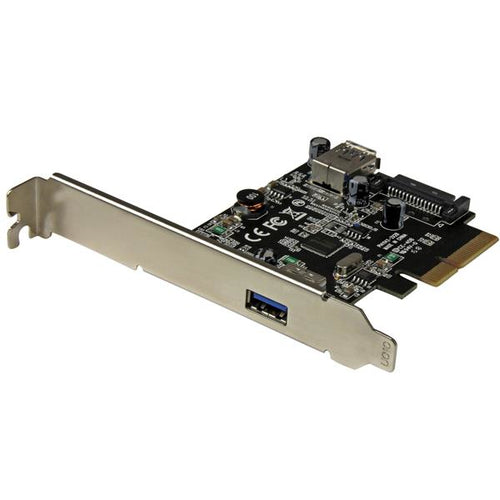StarTech.com Tarjeta PCI Express de 2 Puertos USB 3.1 Gen 2 USB-A 1x Externo y 1x Interno Tarjetas y adaptadores de inte