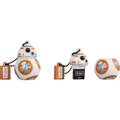 Tribe FD030404 unidad flash USB 8 GB USB tipo A 2.0 Naranja, Blanco, Otro