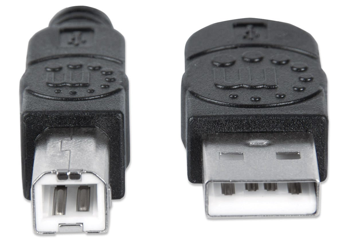 Manhattan USB A/USB B 1m Cable USB 2.0 USB A USB B Macho/Macho