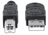 Manhattan USB A/USB B 1m Cable USB 2.0 USB A USB B Macho/Macho