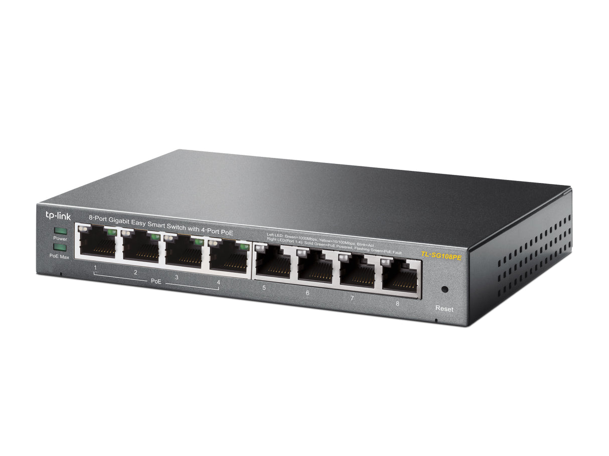 TP-Link TL-SG108PE dispositivo de redes Gestionado L2 Si Si