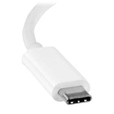 StarTech.com Adaptador Gráfico USB-C a DVI - Blanco Adaptadores gráficos USB 3.2 Gen 2 (3.1 Gen 2) Si Blanco