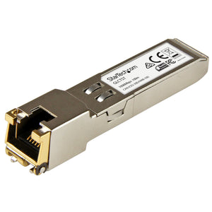StarTech.com Módulo Transceptor SFP Compatible con Cisco GLC-T - 1000BASE-T - SFP a RJ45 Cat6 / Cat5e - SFP Ethernet Gigabit de 1Gb - RJ45 - 100m - Cisco Firepower, ASR920, IE2000 módulos de red del transceptor Cobre 1000 Mbit/s SFP 100 m