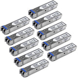 StarTech.com Paquete de 10 Módulos SFP Compatibles con Cisco GLC-LH-SMD - 1000BASE-LX/LH - Fibra Monomodo 1GbE - SFP Ethernet Gigabit 1Gb - LC - 10km - Cisco Firepower/ASR920/IE2000 DDM módulos de red del transceptor LH, LX 1250 Mbit/s SFP Si