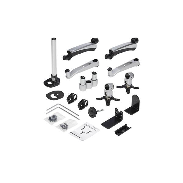 StarTech.com Soporte para Dos Monitores con Brazos Móviles - Apilable Soportes para monitores 2 76,2 cm Si