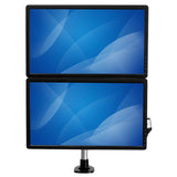 StarTech.com Soporte para Dos Monitores con Brazos Móviles - Apilable Soportes para monitores 2 76,2 cm Si