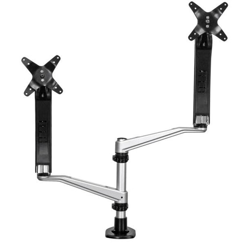 StarTech.com Soporte para Dos Monitores con Brazos Móviles - Apilable Soportes para monitores 2 76,2 cm Si