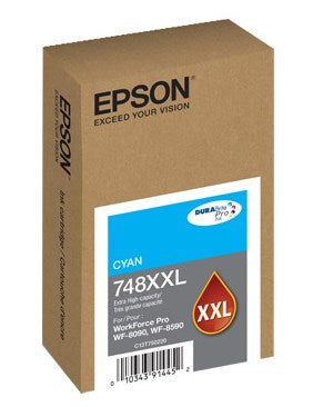 Epson T748XXL220 Cartucho de Tinta 1 Original Extra (Súper) alto rendimiento Cian