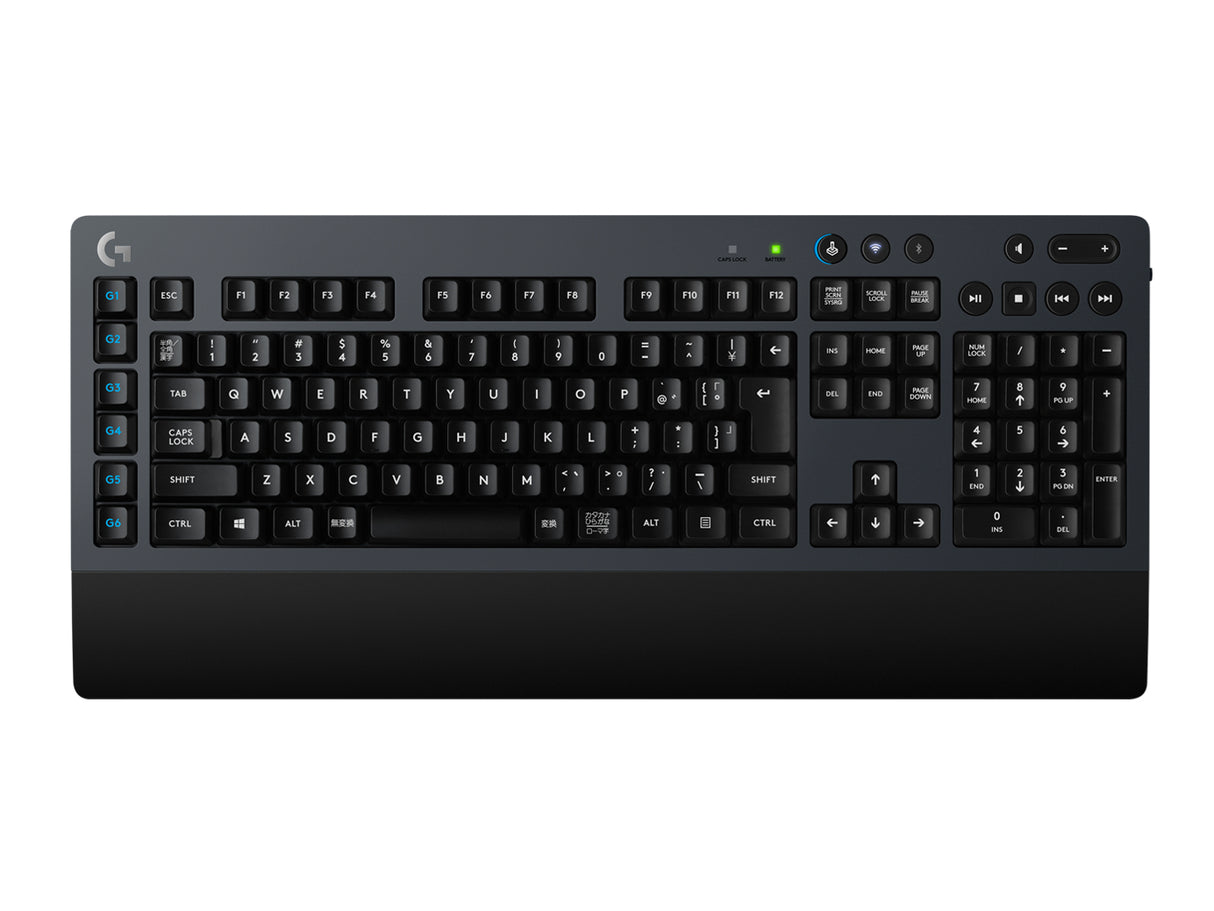 Logitech G 920-008387 teclado Juego RF inalámbrico + bluetooth Inglés Negro, Tamaño completo (100%), Interruptor mecánic