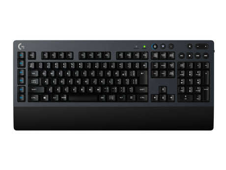 Logitech G 920-008387 teclado Juego RF inalámbrico + bluetooth Inglés Negro, Tamaño completo (100%), Interruptor mecánic