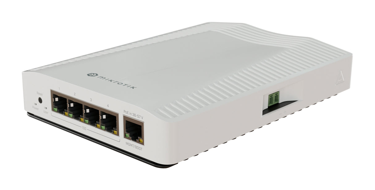 CRS304-4XG-IN, Switch 10G, CPU 1,200Mhz, RAM 512 MB, 4x10GigaEth, 1xGigaEth, RouterOS L5 v7