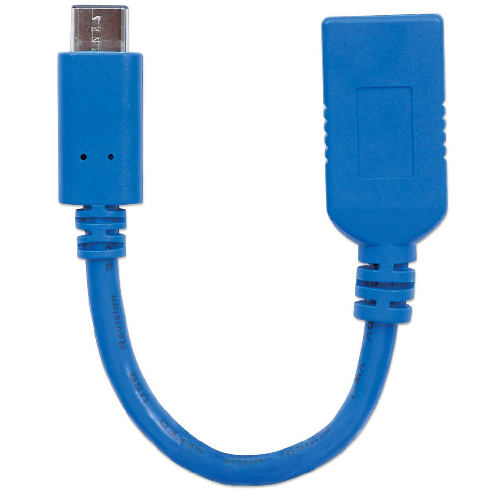 Manhattan Cable para Dispositivos USB-C de SúperVelocidad Cable USB 3.2 Gen 1 (3.1 Gen 1) USB C USB A Macho/Hembra
