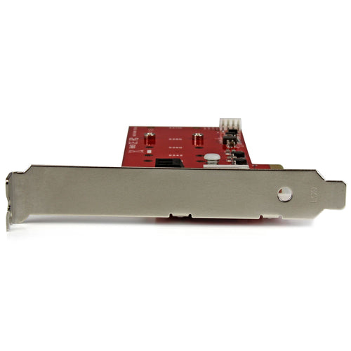 StarTech.com Tarjeta PCI Express Controladora de 2x SSD NGFF M.2 y 2x Puertos SATA III Tarjetas y adaptadores de interfa
