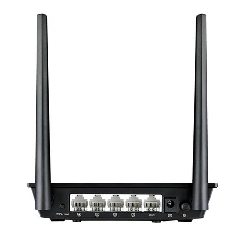 ASUS RT-N300 router inalámbrico Ethernet rápido Banda única (2,4 GHz) Negro, Wi-Fi 4 (802.11n), Router de mesa