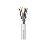 GENESIS 3116-1012 cable de señal 305 m Negro, Azul, Marrón, Verde, Rojo, Blanco