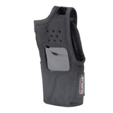 Bee Electronics Inc Funda de nylon para radio / Lazo-cinto ajustable / Capuchón auto-adherible