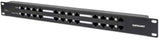 PANEL DE PARCHEO CAT 5E 12 PTOS 1U POE