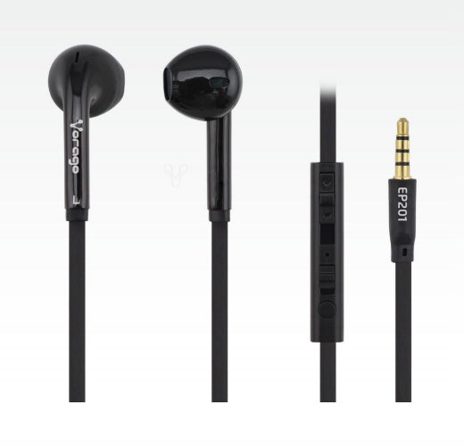 Vorago EP-201 Auriculares Alámbrico Intra auditivo Llamadas/Música Negro, 20 - 20000 Hz