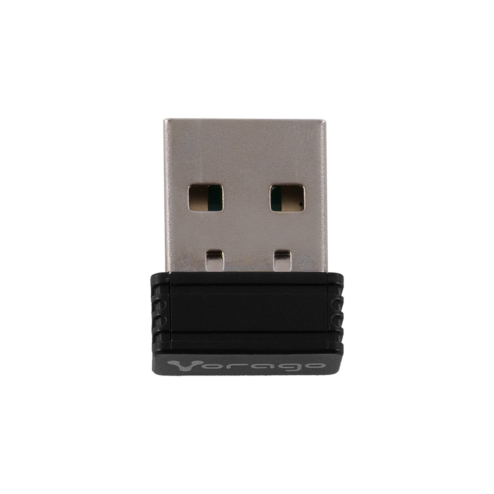 Vorago MO-450 ratón Oficina Diestro Bluetooth + USB Type-A Óptico 1600 DPI, Negro