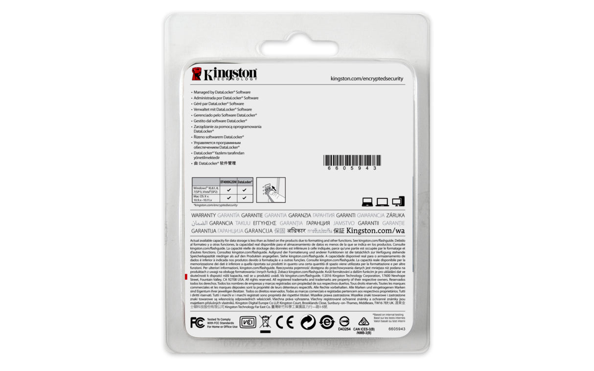 Kingston Technology DataTraveler 4000G2 with Management 32GB Memoria Flash 32 GB USB tipo A 3.2 Gen 1 (3.1 Gen 1) 30 MB/s