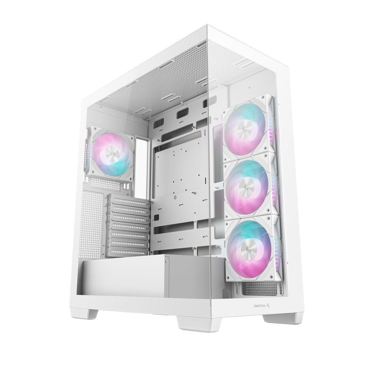 DeepCool CG580 4F WH carcasas ordenador Midi Tower PC Blanco ATX, ITX, micro ATX