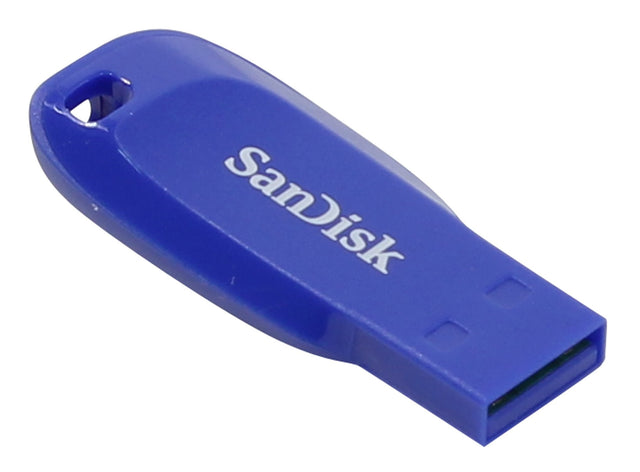 SanDisk Cruzer Blade 32 GB unidad flash USB USB tipo A 2.0 Azul, Sin tapa