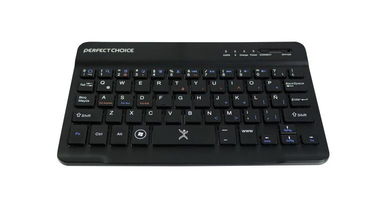 Perfect Choice PC-200932 teclado para dispositivos móviles Bluetooth Negro, Cualquier marca, Inalámbrico