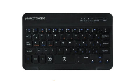 Perfect Choice PC-200932 teclado para dispositivos móviles Bluetooth Negro, Cualquier marca, Inalámbrico