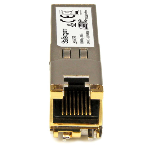 StarTech.com Módulo Transceptor SFP Compatible con el Modelo J8177C de HPE - 1000BASE-T - SFP a RJ45 Cat6 / Cat5e - SFP 