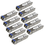 StarTech.com Paquete de 10 Módulos SFP compatibles con HPE J4859C - 1000BASE-LX - Monomodo/Multimodo de 1 GbE - SFP Ethe