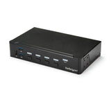 StarTech.com Switch Conmutador KVM de 4 Puertos HDMI 1080p con USB 3.0 interruptores kvm 4 USB USB HDMI