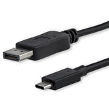 StarTech.com Cable 1m USB C a DisplayPort 1.2 de 4K a 60Hz - Adaptador Convertidor USB Tipo C a DisplayPort - HBR2 - Con