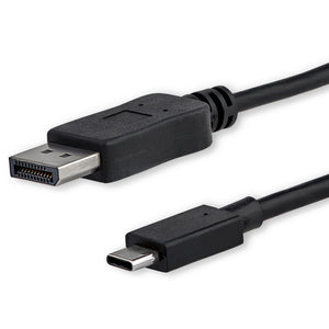 StarTech.com Cable 1m USB C a DisplayPort 1.2 de 4K a 60Hz - Adaptador Convertidor USB Tipo C a DisplayPort - HBR2 - Con