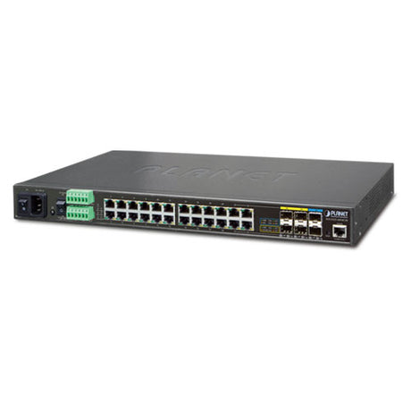 PLANET IGS-5225-20T4C2X switch Gestionado L2+ Gigabit Ethernet (10/100/1000) 1U Negro