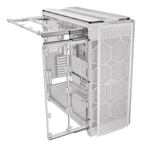 Corsair 9000D RGB AIRFLOW Full Tower Blanco, ATX, Acero inoxidable, Vidrio templado